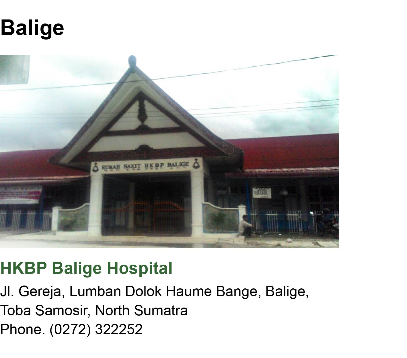 lokasi Balige