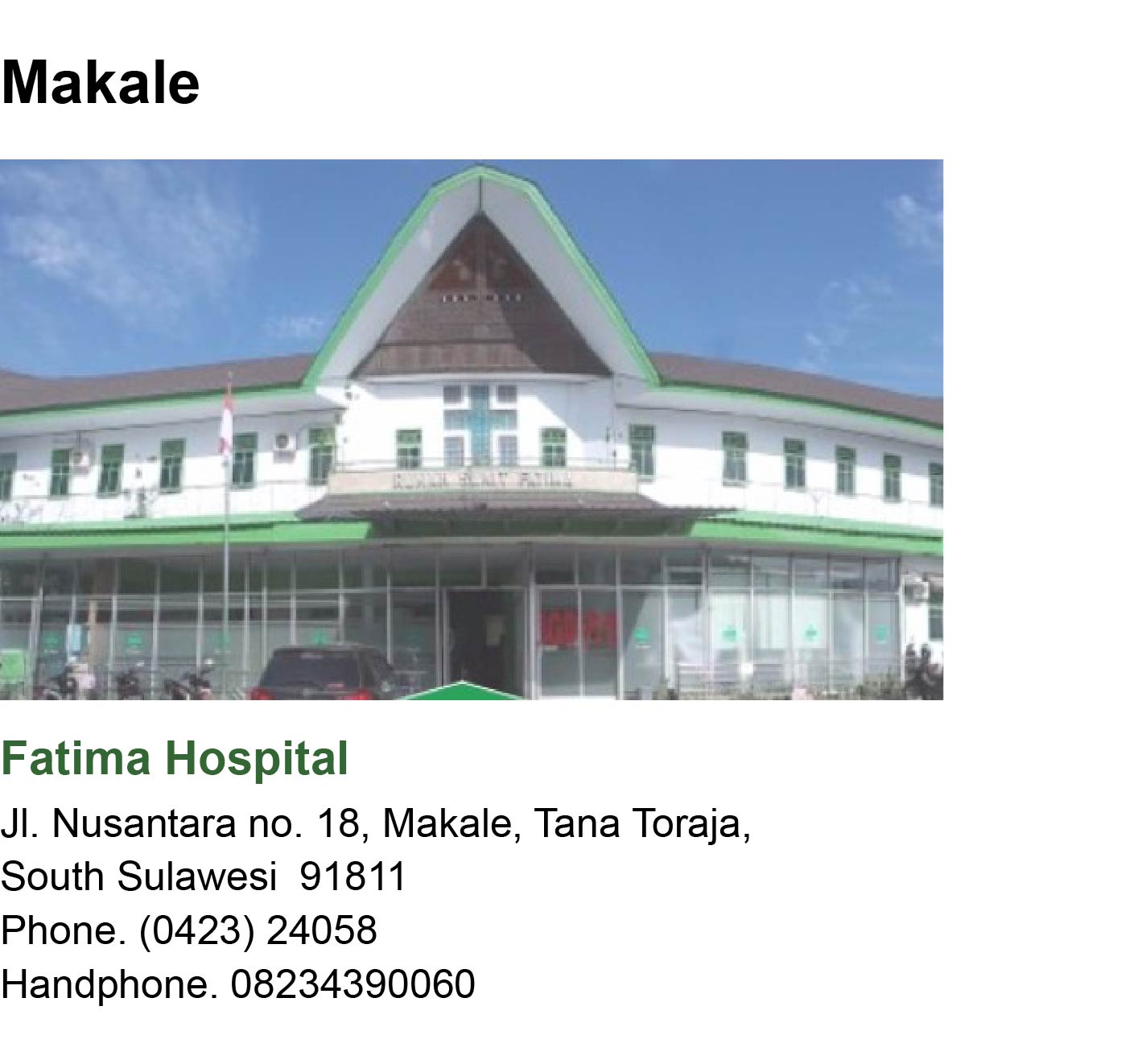 lokasi Makale