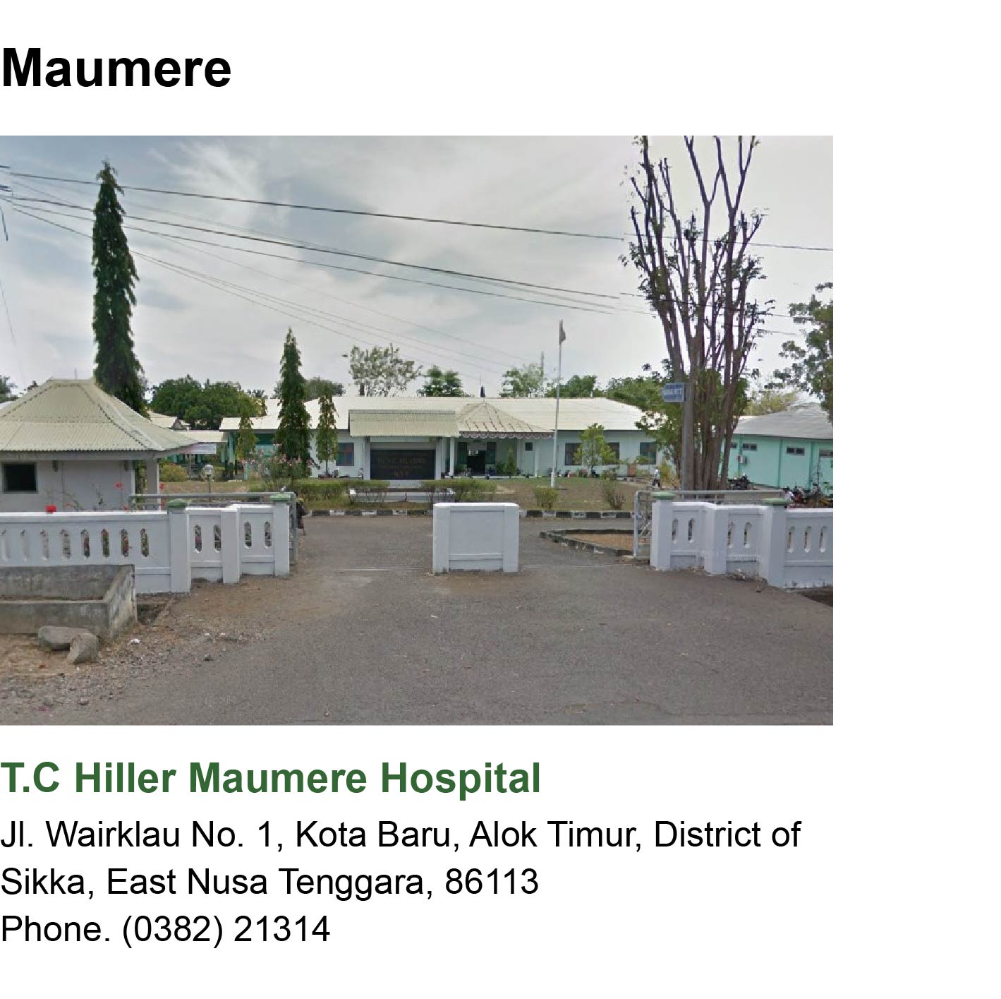 lokasi Maumere